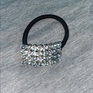 rhinestone hair tie